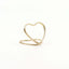 10-Pack Metal Card Holder Stands Double Heart Design Gold - Table Number Stands and Wedding Place Card Menu Clips 1"