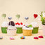 10-Pack Heart Shaped Cupcake Candles Love and Valentine Dessert Toppers - Red, Silver, and Gold