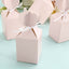 25 Pack Blush Floral Top Satin Ribbon Party Favor Candy Gift Boxes