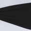 5 Pack Stretch Spandex Chair Sashes Black - Fitted Finish Two Ply Heavy Duty Chair Bands 5"x12"