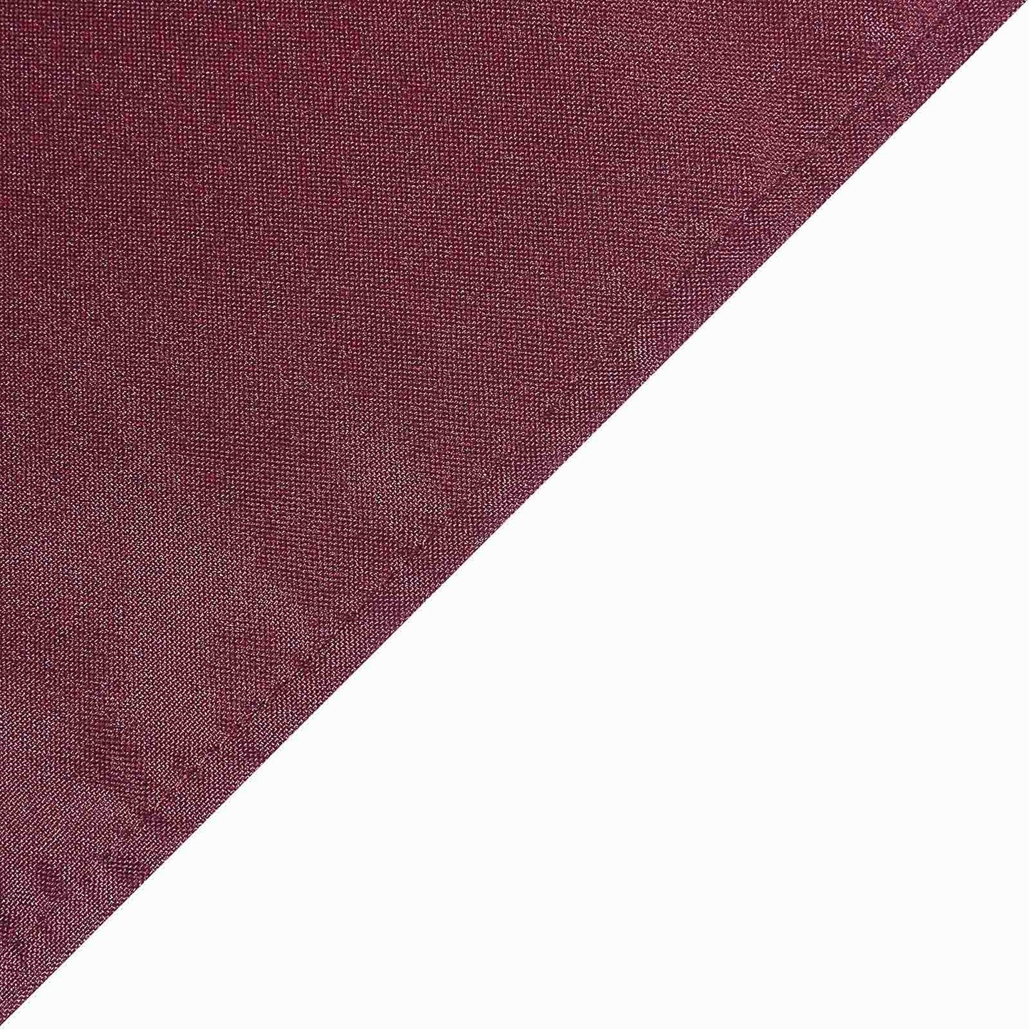 Polyester Square 70"x70" Tablecloth Burgundy - Wrinkle-Resistant & Durable Table Cover
