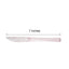 25-Pack Plastic Knives Transparent Blush Glitter Classic Heavy Duty - Decorative Disposable Cutlery 7"