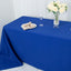 Premium Polyester 90"x132" Rectangle Tablecloth Royal Blue - Seamless 220GSM Stain-Resistant Table Cover