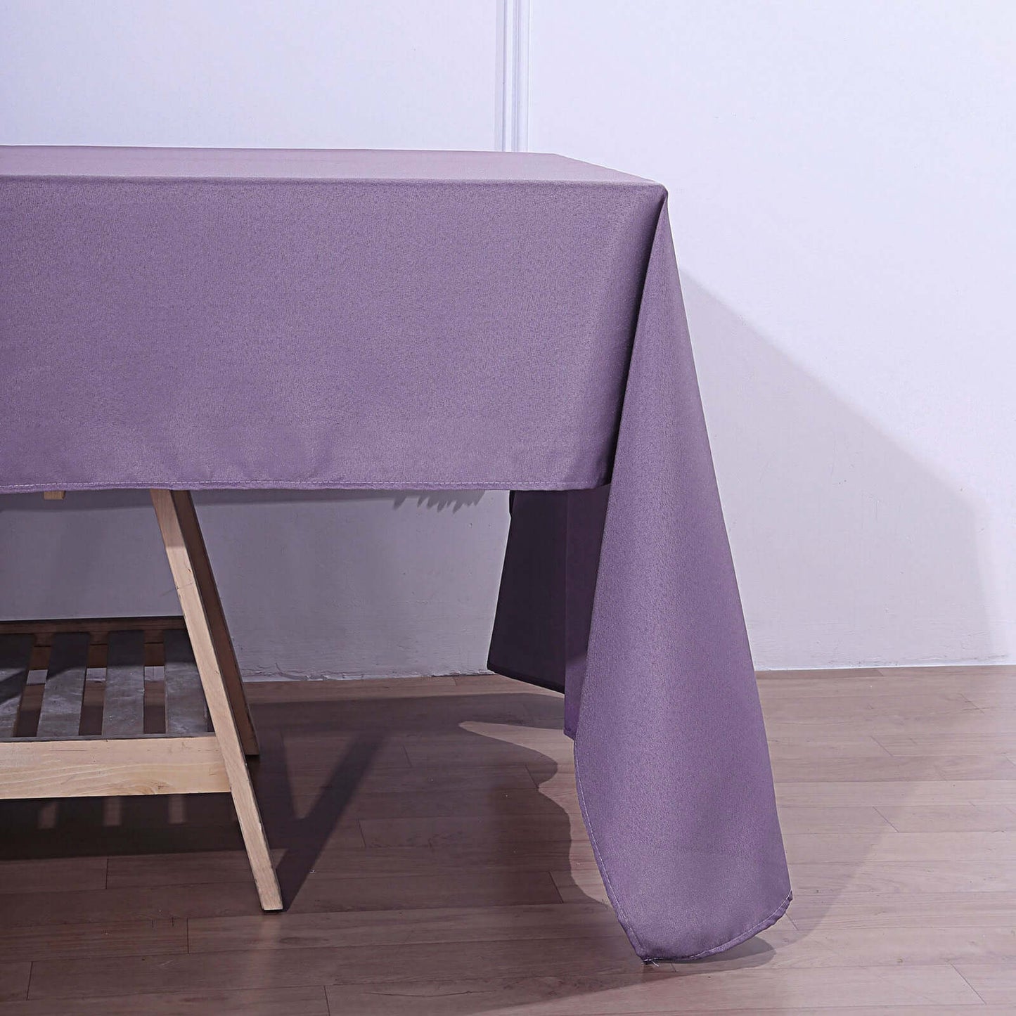 Polyester 72"x120" Rectangle Tablecloth Violet Amethyst - Durable and Stylish Table Cover