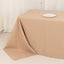 Premium Polyester 90"x156" Rectangle Tablecloth Nude - Seamless 220GSM Stain-Resistant Table Cover