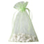 10 Pack 6"x9" Mint Organza Drawstring Wedding Party Favor Gift Bags