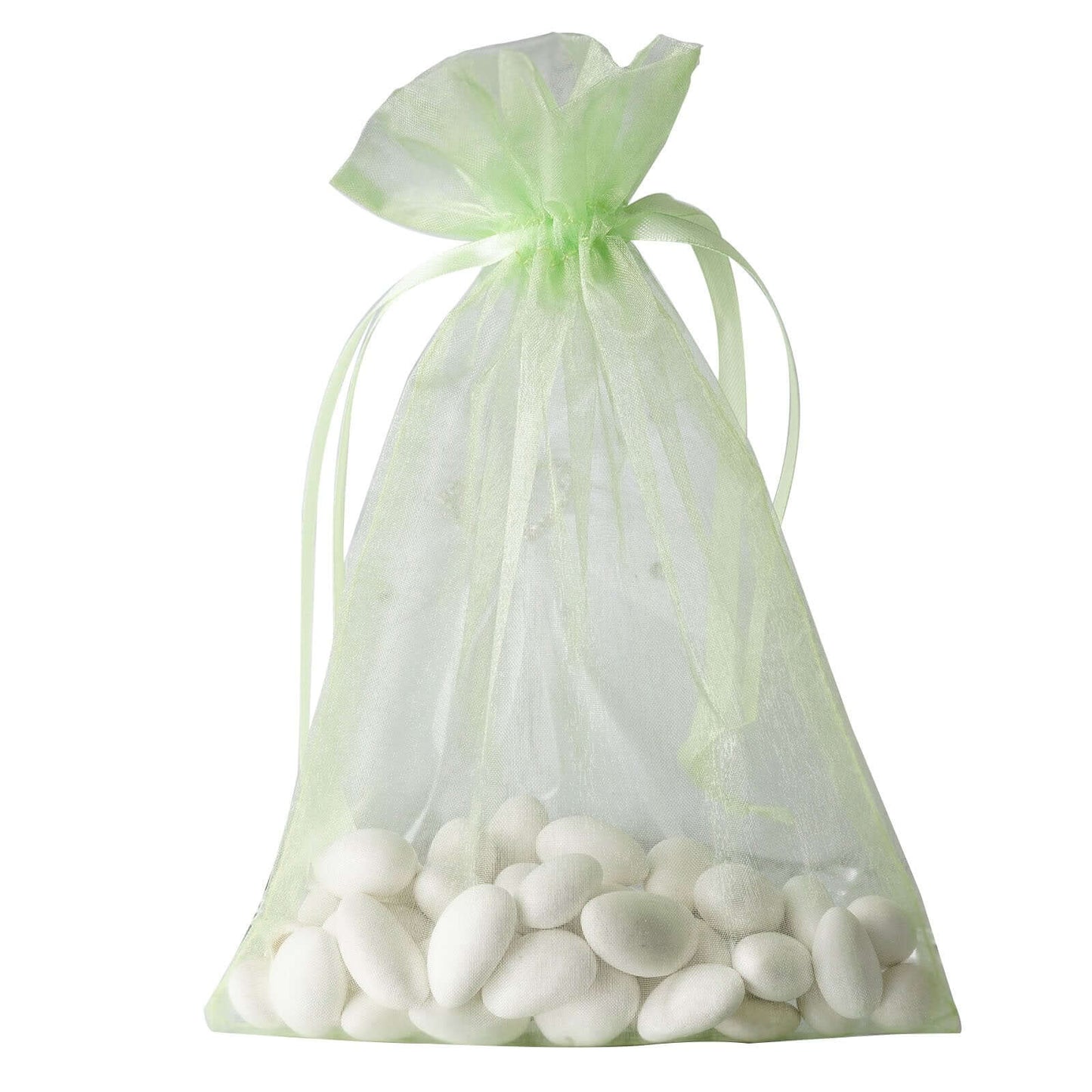 10 Pack 6"x9" Mint Organza Drawstring Wedding Party Favor Gift Bags
