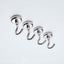 4 Pack 8Lb Capacity Silver Metal Heavy Duty Magnetic Hooks, Multipurpose Hanging Hooks