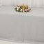 Premium Polyester 90"x156" Rectangle Tablecloth Silver - Seamless 220GSM Stain-Resistant Table Cover