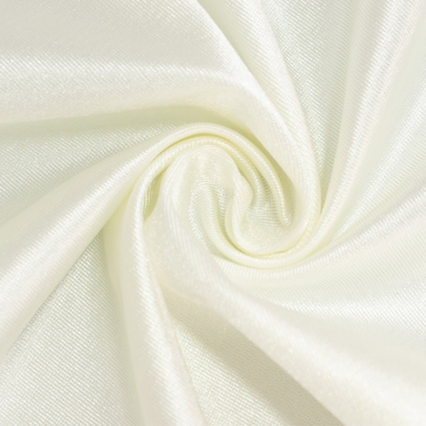 Scuba Round 108" Tablecloth Shimmering Pearl White - Wrinkle Free & Stain Resistant Table Cover