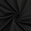 Black Scuba Polyester Event Curtain Drapes, Durable Flame Resistant Backdrop Event Panel Wrinkle Free with Rod Pockets - 5ftx14ft