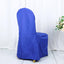 10 Pack Polyester Chair Cover for Banquet Chairs Royal Blue - Stain-Resistant Reusable Slip-On Slipcover