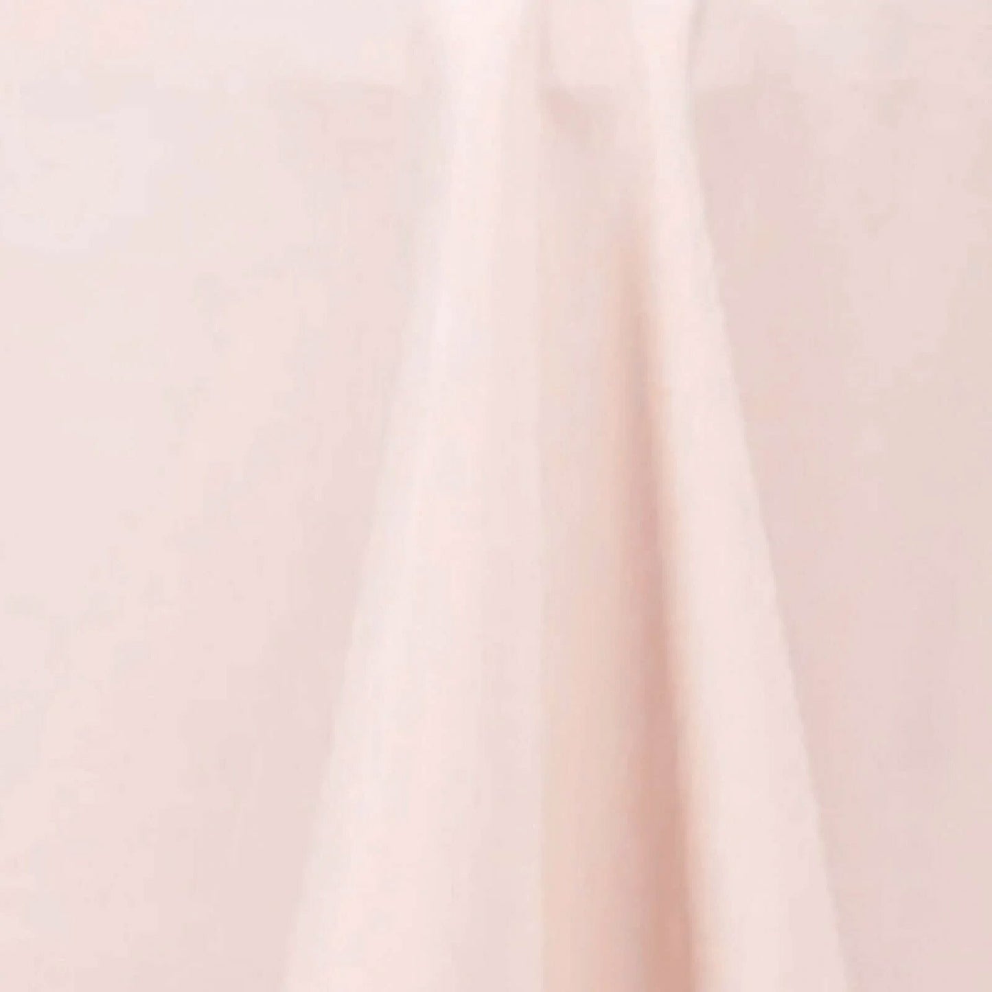 Premium Polyester 120" Round Tablecloth Blush - Seamless 220GSM Wrinkle-Resistant Table Cover