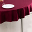 Scuba Round 70" Tablecloth Burgundy - Wrinkle Free & Stain Resistant Table Cover