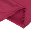 Scuba Round 108" Tablecloth Burgundy - Wrinkle Free & Stain Resistant Table Cover