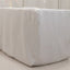 Premium Polyester 8ft Rectangle Tablecloth White Durable Fitted 220GSM Table Cover for Trade Shows & Events