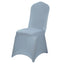 10 Pack Spandex Chair Covers for Banquet Chairs Dusty Blue - Durable Reusable Stretch Slip-On Covers