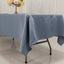 Lamour Satin 60"x102" Rectangle Tablecloth Dusty Blue - Durable & Silky Soft Feel Table Cover