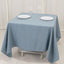 Premium Polyester Square Tablecloth 70"x70" Dusty Blue 220GSM Wrinkle-Resistant Table Cover