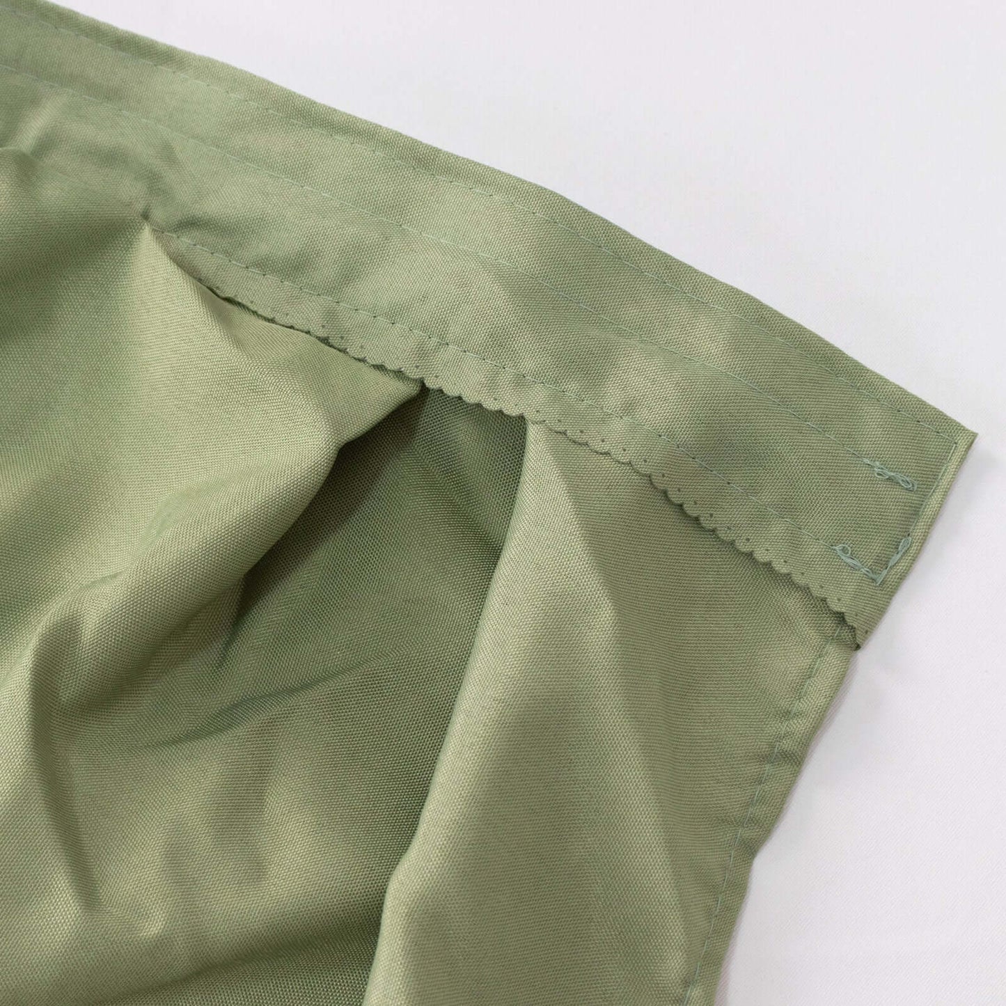 Polyester 21ft Table Skirt Dusty Sage Green - Classic Pleated Design