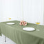 Polyester 60"x126" Rectangle Tablecloth Dusty Sage Green - Wrinkle-Resistant Table Cover