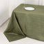 Taffeta 90"x132" Rectangle Tablecloth Dusty Sage Green - Seamless Accordion Crinkle Table Cover