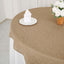 Burlap 72"x72" Faux Jute Table Overlay Square Tablecloth Natural - Boho Chic Design for Vintage Celebrations