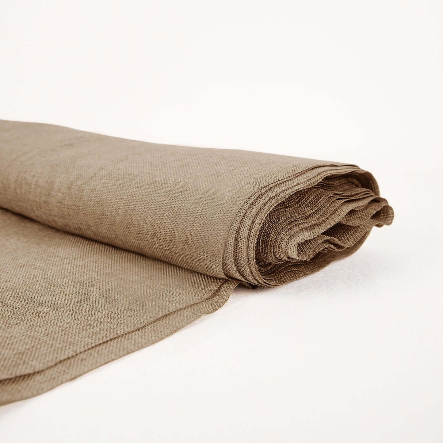 54"x10 Yards Natural faux Burlap Fabric Roll, Jute Linen DIY Fabric Bolt