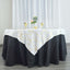 Polyester 54"x54" Table Overlay Square Tablecloth White with Gold Foil Geometric Pattern - Wrinkle-Resistant & Durable for Stylish Settings