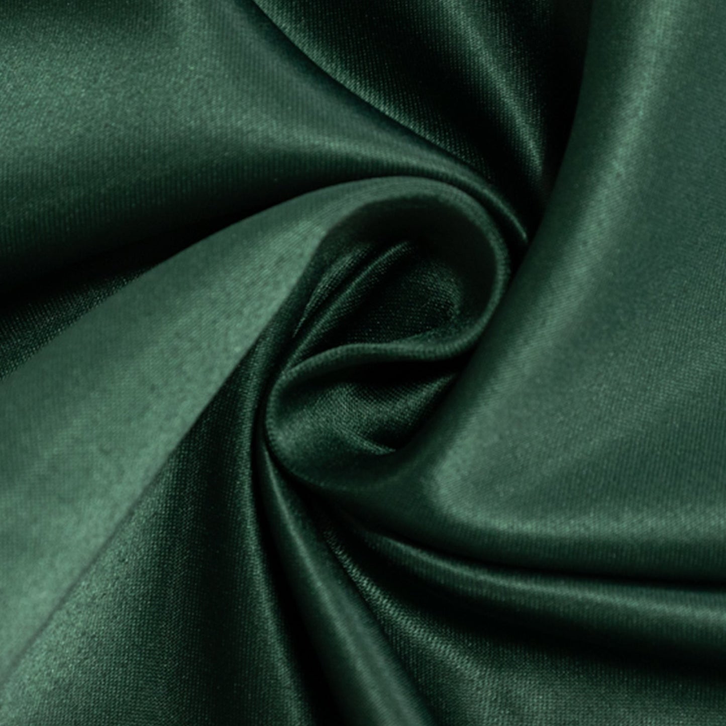 Lamour Satin 90"x156" Rectangle Tablecloth Hunter Emerald Green - Luxurious, Soft Seamless Table Cover