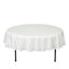 Polyester 90" Round Tablecloth Ivory - Stain & Wrinkle-Resistant Table Cover
