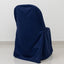 Scuba Stretch Folding Chair Cover Navy Blue - Wrinkle Free & Durable Slipcover