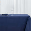 Premium Polyester 90"x156" Rectangle Tablecloth Navy Blue - Seamless 220GSM Stain-Resistant Table Cover