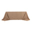 Premium Polyester 90"x132" Rectangle Tablecloth Nude - Seamless 220GSM Stain-Resistant Table Cover