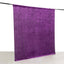 Purple Crushed Velvet Backdrop Curtain â€“ 8ft x 8ft Event Drape with Rod Pocket, Privacy Panel for Photo Booths & Events