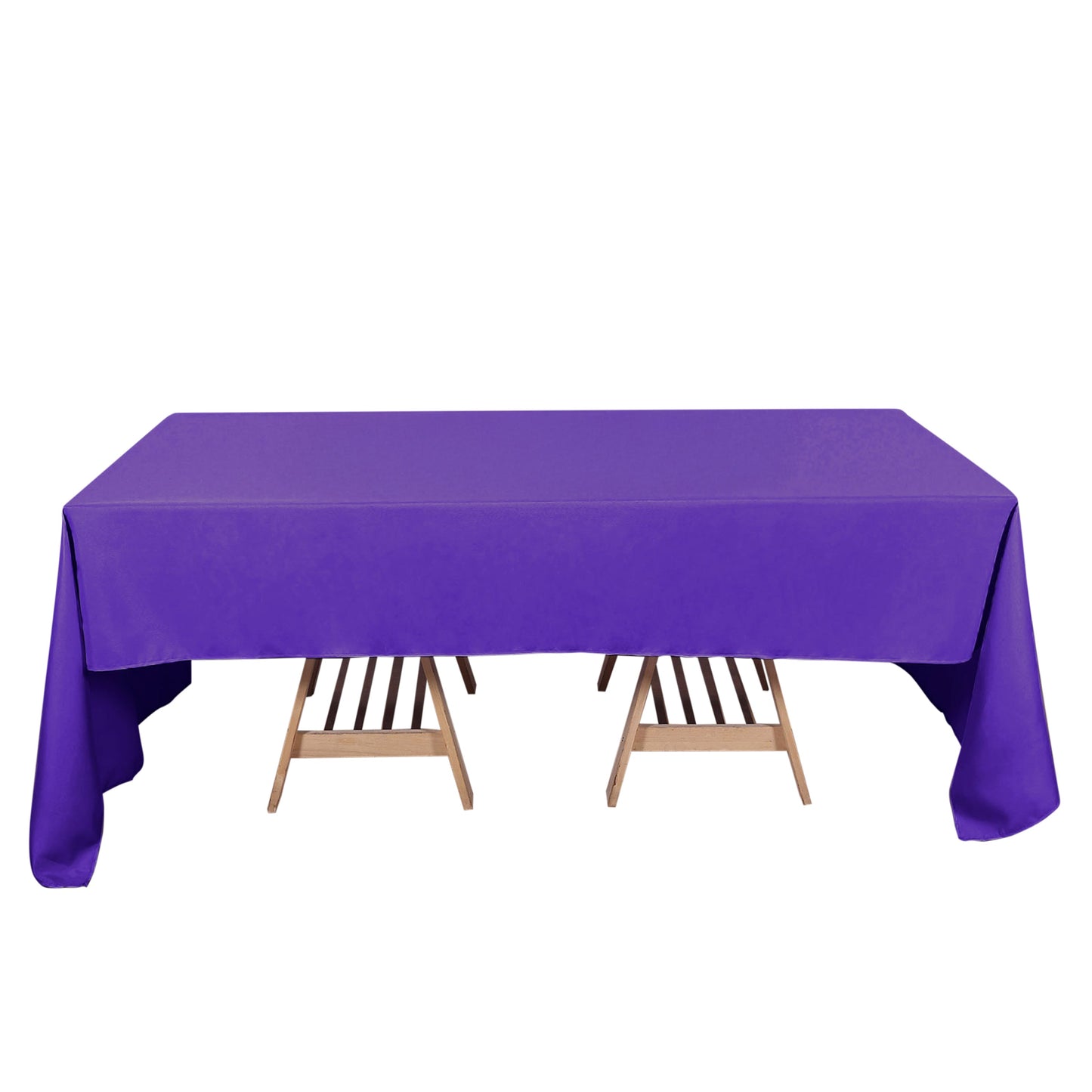 Premium Polyester 60"x126" Rectangle Tablecloth Purple - Stain-Resistant 220GSM Finish Table Cover