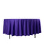 Scuba Round 108" Tablecloth Purple - Wrinkle Free & Stain Resistant Table Cover