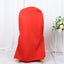 Polyester Slip On Banquet Chair Covers Red - Stain-Resistant Reusable Durable Fabric