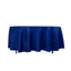 Lamour Satin 108" Round Tablecloth Royal Blue - Durable & Silk-Like Table Cover