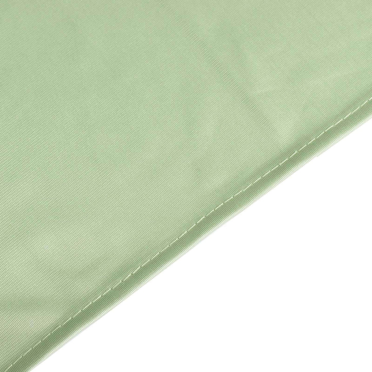 Scuba Rectangular 60"x102" Tablecloth Sage Green - Wrinkle Free & Stain Resistant Table Cover
