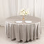 Scuba Round 108" Tablecloth Shimmering Silver - Wrinkle Free & Stain Resistant Table Cover
