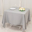 Premium Polyester Square Tablecloth 70"x70" Silver 220GSM Wrinkle-Resistant Table Cover