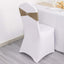 5 Pack Stretch Spandex Chair Sashes Taupe - Reusable Chair Bands with Silver Diamond Ring Slide Buckle 5"x14"