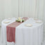 Premium Velvet 12"x108" Table Runner Dusty Rose - Sheen Finish Reusable Table Decor