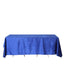 Premium Velvet 90"x132" Rectangle Tablecloth Royal Blue - Reusable Soft & Seamless Table Cover