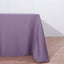 Polyester 90"x132" Rectangle Tablecloth Violet Amethyst - Seamless Wrinkle-Resistant Table Cover