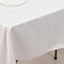 Lamour Satin 60"x102" Rectangle Tablecloth White - Durable & Silky Soft Feel Table Cover for Weddings & Banquets