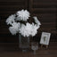 2 Bouquets 20" White Artificial Silk Dahlia Flower Spray Bushes