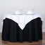 Polyester 54"x54" Table Overlay Square Tablecloth White - Wrinkle-Resistant & Durable Table Cover for Events