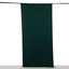 Hunter Emerald Green 4-Way Stretch Spandex Event Curtain Drapes, Wrinkle Free Backdrop Event Panel with Rod Pockets - 5ftx10ft
